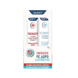 Quest Promo Once A Day Energizer 20 Αναβράζοντα Δισκία & Electrolytes 20 Αναβράζοντα Δισκία QUEST Ηλεκτρολύτες