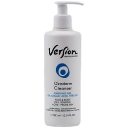 Version Azaderm Cleanser Gel Καθαρισμού Προσώπου & Σώματος 300ml VERSION Λιπαρό Δέρμα / Ακμή