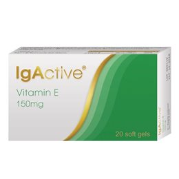 IgActive Vitamin E 150mg 20 μαλακές κάψουλες IGACTIVE Bιταμίνη E