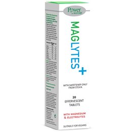 Power Health Maglytes με Μαγνήσιο & Ηλεκτρολύτες για το Νευρικό Σύστημα 20 Αναβράζοντα Δισκία POWER Μέταλλα-Ιχνοστοιχεία