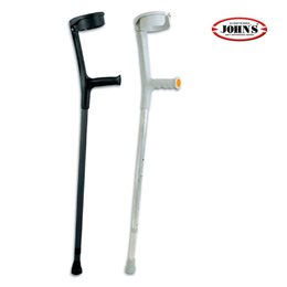 Johns 15240 Βακτήριες Αγκώνος Αλουμινίου Καναδέζα Μαύρο 2 τμχ JOHNS Διάφορα