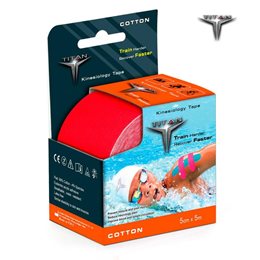 Titan Kinesiology Tape Ταινία Κινησιολογίας, Χρώμα Κόκκινο, 5cm x 5m ΟΡΘΟΔΥΝΑΜΙΚΗ Αθλητικό Taping
