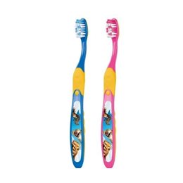 Elgydium Junior Racoon Παιδική Οδοντόβουρτσα για παιδιά 7 έως 12 ετών 1τμχ (Διάφορα Χρώματα) ELGYDIUM Οδοντόβουρτσες
