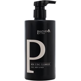 Medisei Panthenol Extra Men 3in1 Cleanser Ανδρικό Καθαριστικό Για Πρόσωπο Σώμα & Μαλλιά 500ml MEDISEI Αφρόλουτρα
