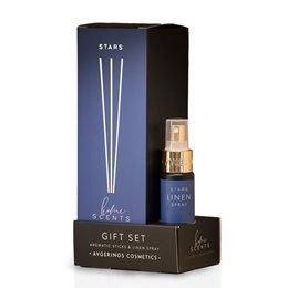 Avgerinos Cosmetics Home Scents Sticks + Linen Stars 100ml  Αρωματικά Χώρου - Κεριά