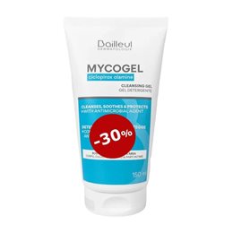 Biorga Mycogel Gel Nettoyant Moussant Καθαριστικό Αντισηπτικό Gel Προσώπου & Σώματος, 150ml BAILLEUL Καθαρισμός