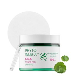 Thank You Farmer Μαντηλάκια Τόνωσης Phyto Relieful Cica Toner Pad 100τμχ THANK YOU FARMER Ενυδάτωση