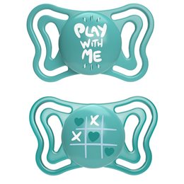 Chicco Πιπίλα Physio Forma Light Σιελ 16-36m 2τμχ CHICCO Πιπίλες
