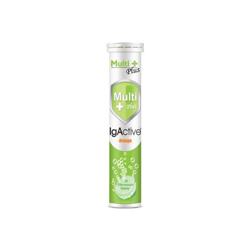 IgActive Multi Plus, Πολυβιταμίνη Με Γεύση Πορτοκάλι, 20 Αναβράζοντα Δισκία 1τμχ