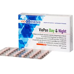 Viogenesis VioPon Day & Night, 60tabs VIOGENESIS Οστά & Αρθρώσεις