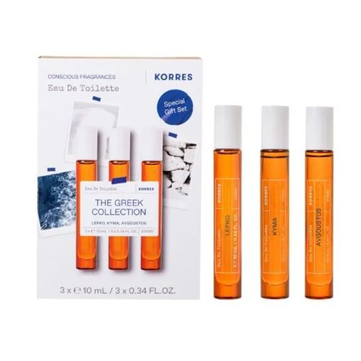 Korres The Greek Collection Γυναικείο Σετ Αρώματα με Eau de Toilette 3τμχ
