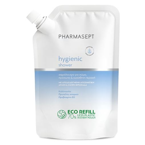 Pharmasept Hygienic Shower Refill Aνταλλακτικό Αφρόλουτρο για Σώμα, Πρόσωπο & Ευαίσθητη Περιοχή 900m