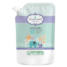 Pharmasept Baby Care Mild Bath Refill Ανταλλακτικό Βρεφικό Αφρόλουτρο 900ml PHARMASEPT Αφρόλουτρα