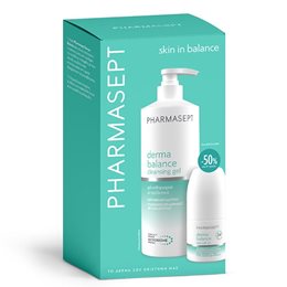 Pharmasept Promo Derma Balance Cleansing Gel, 500ml & Deo Roll-On, 50ml PHARMASEPT Πακέτα