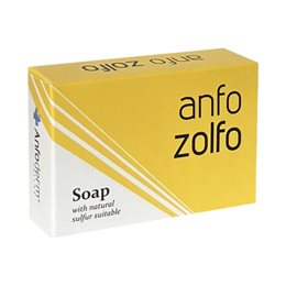 Uniderm Hellas Μπάρες Σαπουνιού Καθαρισμού Anfo Derm Zolfo για Λιπαρές Επιδερμίδες 100gr  Σαπούνια