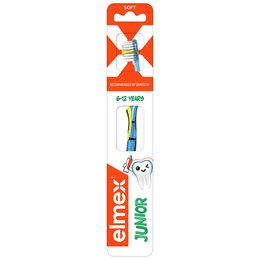 Elmex Junior Soft Παιδική  Οδοντόβουρτσα 6-12 Ετών,Πράσινη 1 τμχ  Οδοντόβουρτσες
