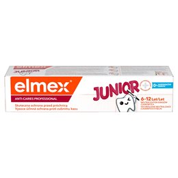 Elmex Junior 6-12 Ετών Οδοντόκρεμα 1400 ppm 75ml  Οδοντόκρεμες