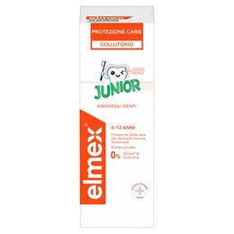 Elmex CariesProtection  Junior Στοματικό Διάλυμα 6-12 Ετών 400ml  Παιδικά Στοματικά Διαλύματα
