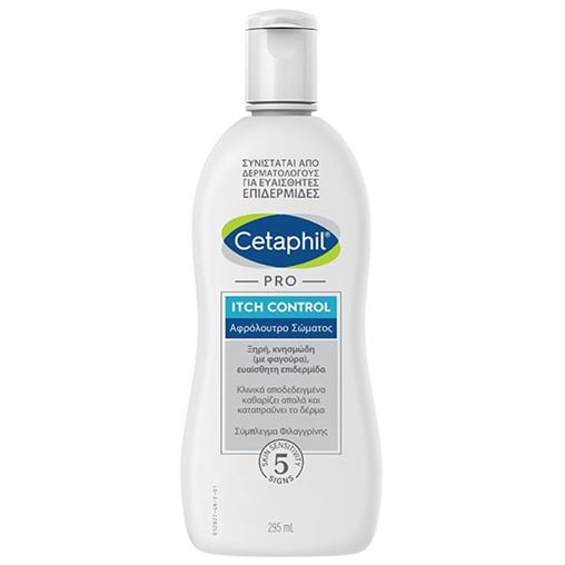 Cetaphil Pro Itch Control Αφρόλουτρο Aνάπλασης για Ξηρό ή Ευαίσθητο Δέρμα, 295ml