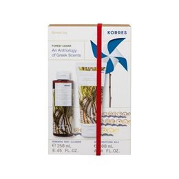 Spread Joy Set Κέδρος με Αφρόλουτρο 250ml + Γαλάκτωμα Σώματος 200ml KORRES Πακέτα