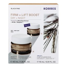 Korres Promo Black Pine Day Cream Dry Skin 40ml & Night Cream 15ml KORRES Πακέτα