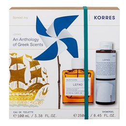 Korres Promo Lefko Άρωμα 100ml & Lefko Αφρόλουτρο 250ml KORRES Πακέτα