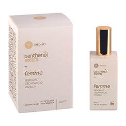 Panthenol Extra Femme Eau de Toilette Bergamot Cedarwood Vanilla Γυναικείο Άρωμα 50ml MEDISEI Γυναικεία Αρώματα