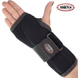 John's Πηχεοκαρπικός Νάρθηκας Neoprene Δεξιός 120115 Μαύρο Large 1τμχ JOHNS Κάτω Ακρα
