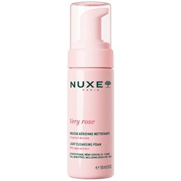 Nuxe Very Rose Light Cleansing Foam Απαλός Αφρός Καθαρισμού Προσώπου με Ροδόνερο 150ml NUXE Καθαρισμός