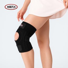 John's Επιγονατίδα Wrap Around With Spiral One Size Black 120227, 1 τμχ  Κάτω Ακρα