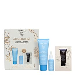 Apivita Promo Aqua Beelicious Gel Cream Light Texture, 40ml & Booster, 10ml & Cleansing Gel, 5ml APIVITA Πακέτα