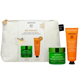 Apivita Bee Radiant Signs of Aging & Anti-Fatigue Κρέμα Ελαφριάς Υφής50ml +Δώρο Face Mask Orange50ml APIVITA Gift Ideas