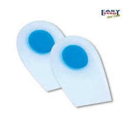 John's Slim Heel Cups Easy Step Foot Care 1 Υποπτέρνια από Σιλικόνη (17221) 2τμχ Small EASY STEP Κάτω Ακρα