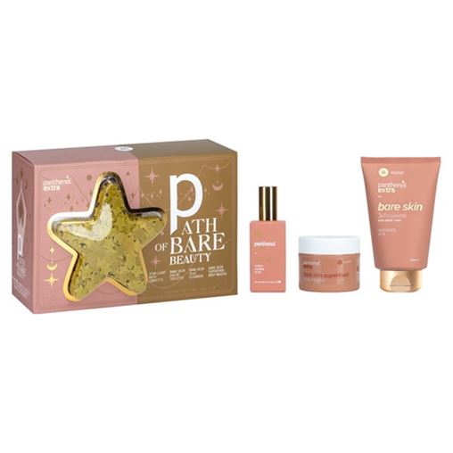 Medisei Panthenol Extra Path of Bare Beauty Set – Αφρόλουτρο 200ml, Κρέμα Σώματος 100ml, Άρωμα 50ml