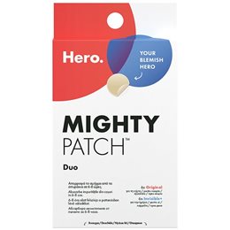Hero Mighty Patch Duo Επιθέματα για Σπυράκια 12τεμ  Αυτοκόλλητα Επιθέματα Μικροτραυμάτων