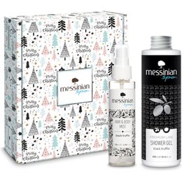  Messinian Spa Xms Box Black Truffle with Shower Gel, 300ml & Hair & Body Mist, 100ml MESSINIAN SPA Πακέτα