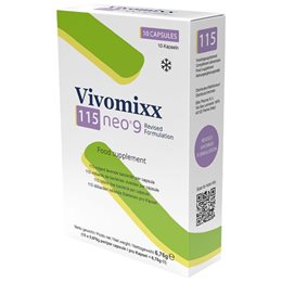 Am Health Vivomixx 115 Neo 9 Συμπλήρωμα Ζωντανών Προβιοτικών 10 κάψουλες VIVOMIXX Στομάχι-Έντερο