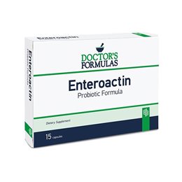 Doctor's Formulas Enteroactin Προβιοτικά 400mg 15 κάψουλες DOCTORS FORMULA Στομάχι-Έντερο