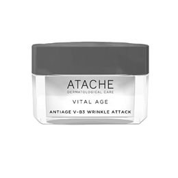Atache Vital Age Antiage V-B3 Wrinkle Attack, Κρέμα Αναζωογόνησης με Ρετινόλη και Νιασιναμίδη ,50ml ATACHE Αντιγήρανση