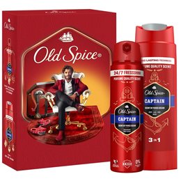 Old Spice Promo Captain Deodorant Body Spray 150ml& Αφρόλουτρο & Σαμπουάν 250ml OLD SPICE Σετ