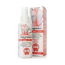 BIOPLUS Magnesium Oil Spray Plus Για Μυϊκούς Πόνους 100ml  Μέταλλα-Ιχνοστοιχεία