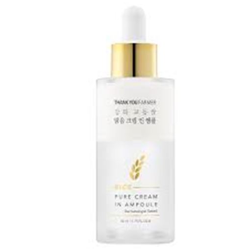 Thank You Farmer Rice Pure Cream In Ampoule Κρέμα σε Αμπούλα για Ενυδάτωση & Λάμψη 50ml