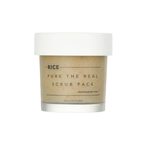 Thank You Farmer Rice Pure The Real Scrub Pack Μάσκα Ήπιο Απολεπιστικό Προσώπου 100ml
