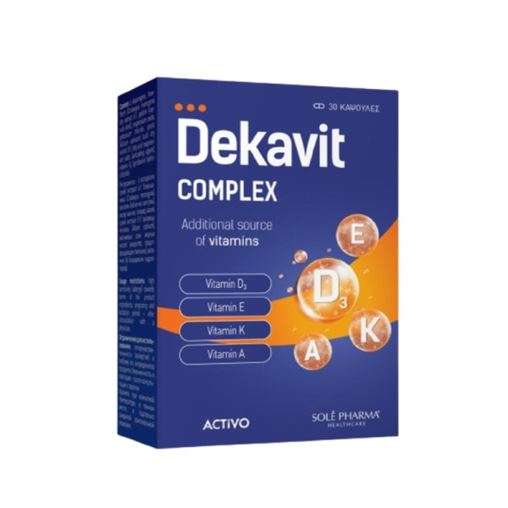 Activo Dekavit Complex Βιταμίνη για Ανοσοποιητικό 30 κάψουλες