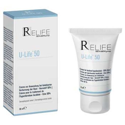 Relife U-life 50 Ενυδατική Κρέμα Σώματος με Ουρία για Ξηρές/Πολύ Ξηρές & Ευαίσθητες Επιδερμίδες 30ml