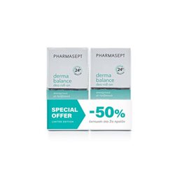 Pharmasept PROMO PACK Balance Deo Roll On Αποσμητικό Έκπτωση 50% Στο 2ο Προϊόν, 2x50ml. PHARMASEPT Αποσμητικά