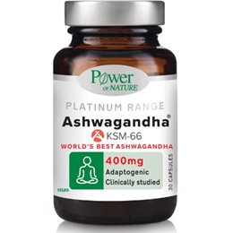 Power Health Platinum Range Ashwagandha KSM-66 400mg 30caps POWER Βότανα