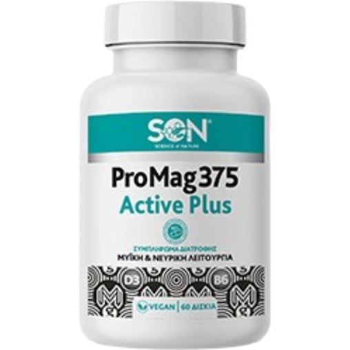 Science of Nature ProMag 375 Active Plus, 60 Δισκία