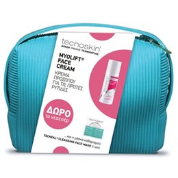 Tecnoskin Myolift Face Cream 50ml & Tecneal Cleansing Face Mask 2x6ml+ Δώρο Νεσεσέρ TECNOSKIN Gift Ideas