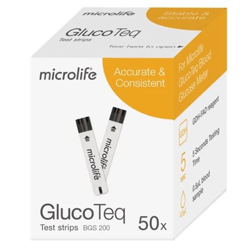 Microlife GlucoTeq Ταινίες Μέτρησης Σακχάρου 50 τμχ